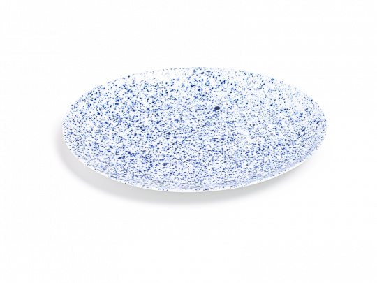 Collection Magma plat ovale en porcelaine de Limoges