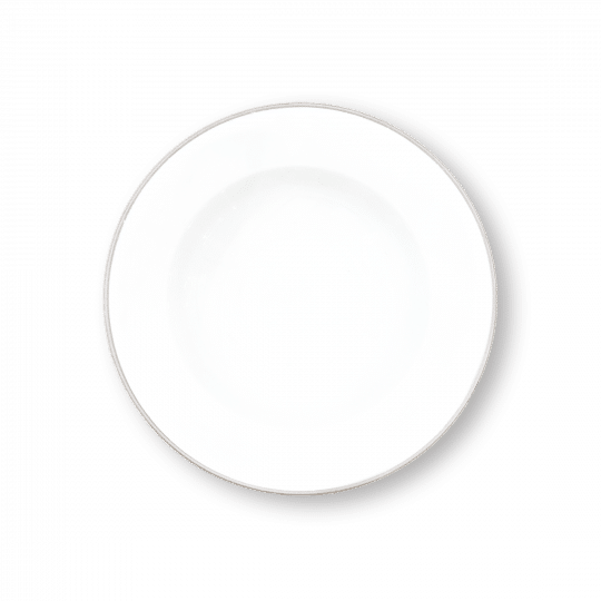 Assiette à pâtes Plates Concorde Argenté